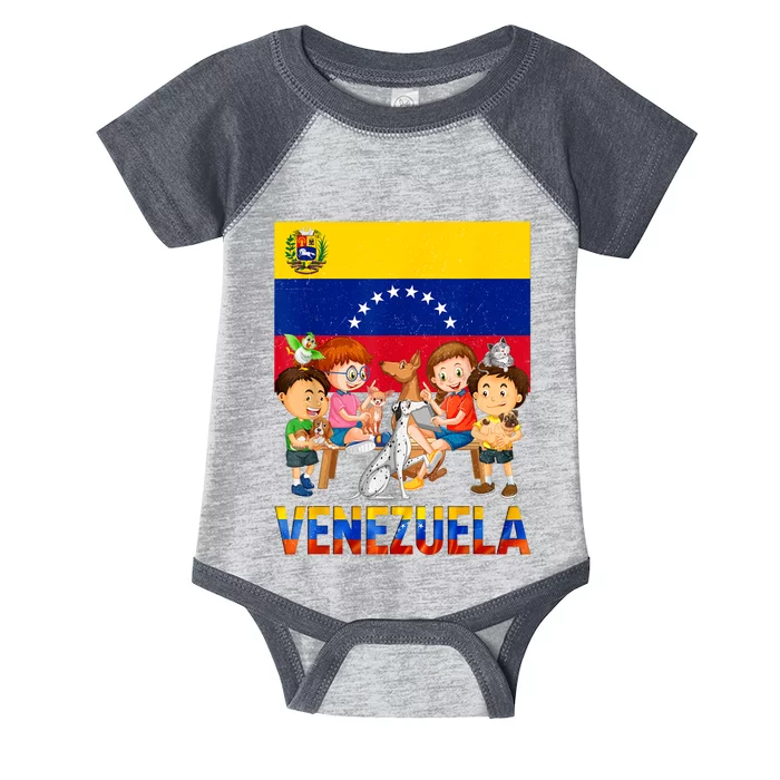 Hispanic Heritage Month Venezuela Infant Baby Jersey Bodysuit