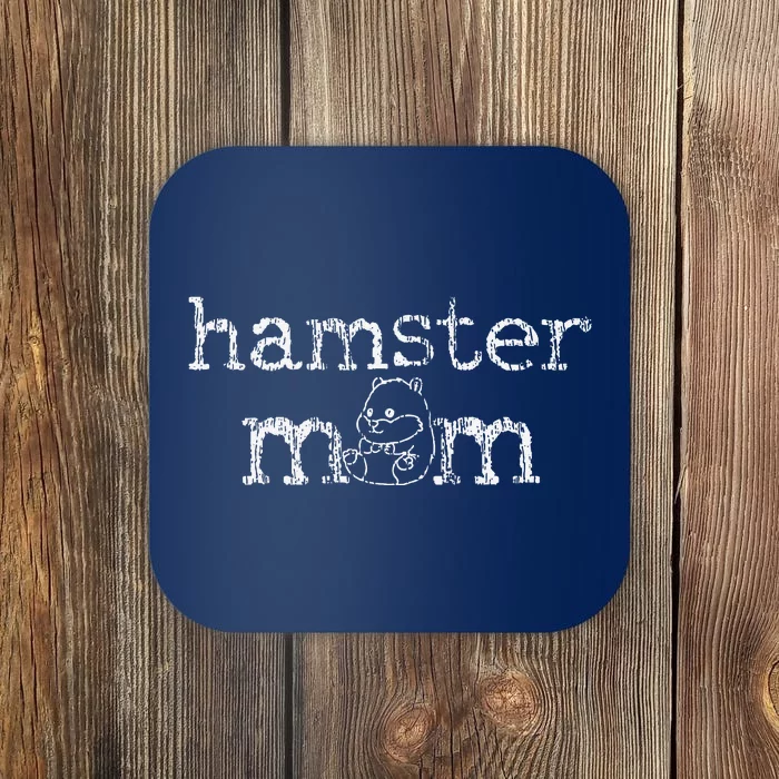 Hamster Hammy Mom Gift Mothers Day Vintage Coaster