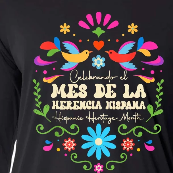 Hispanic Heritage Month Herencia Hispana Latino Cooling Performance Long Sleeve Crew