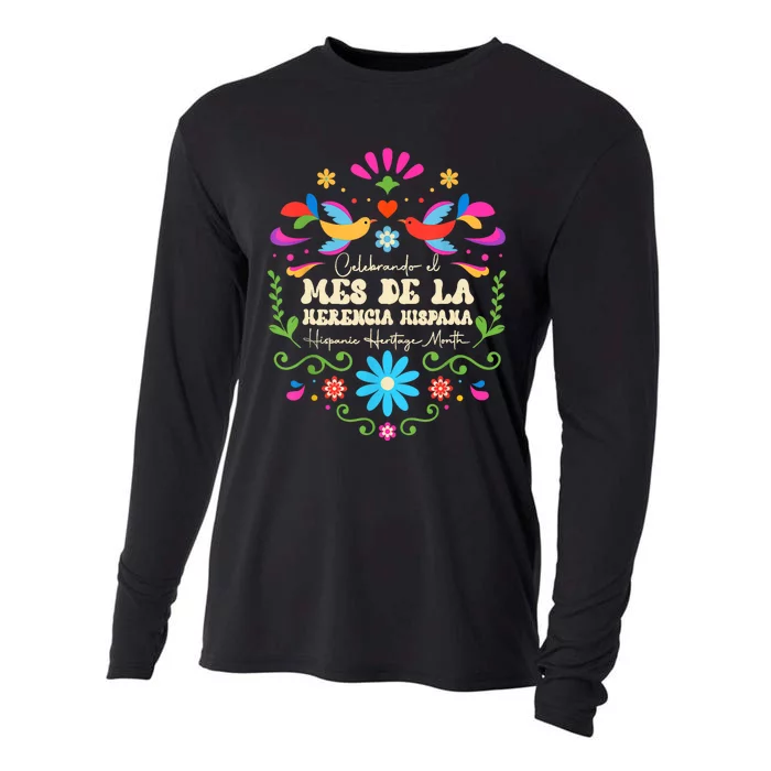 Hispanic Heritage Month Herencia Hispana Latino Cooling Performance Long Sleeve Crew