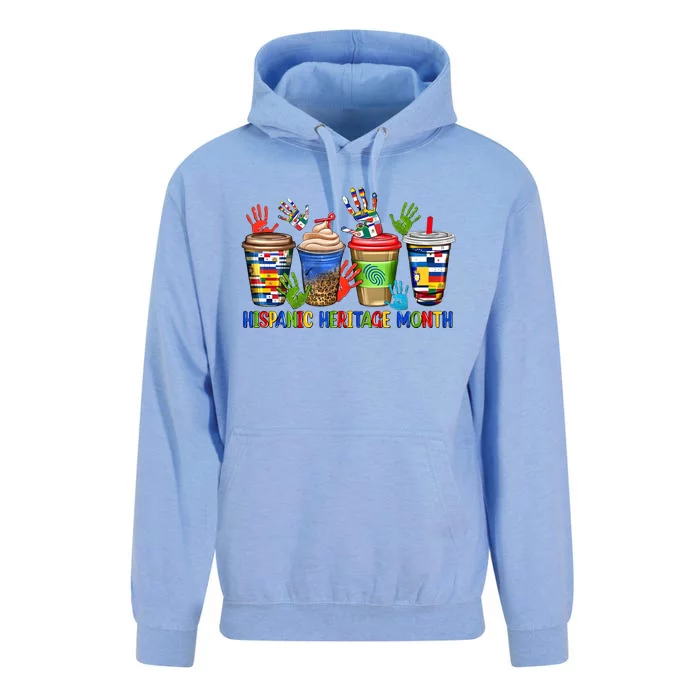 Hispanic Heritage Month Coffee Unisex Surf Hoodie