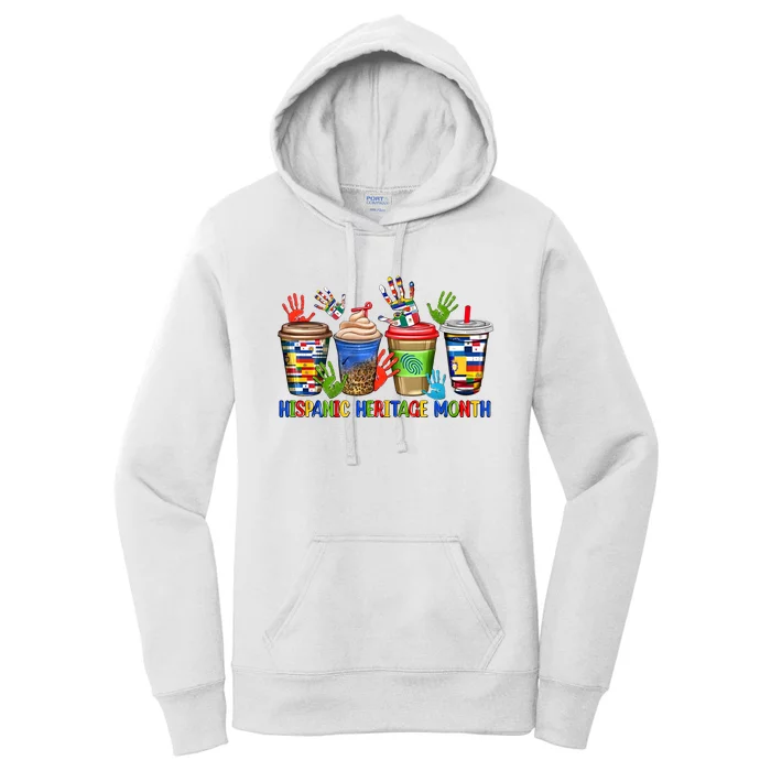 Hispanic Heritage Month Coffee Women's Pullover Hoodie