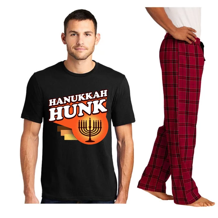 Hanukkah Hunk Menorah 70s Pajama Set