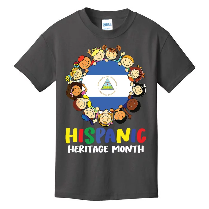 Hispanic Heritage Month Nicaragua Kids T-Shirt