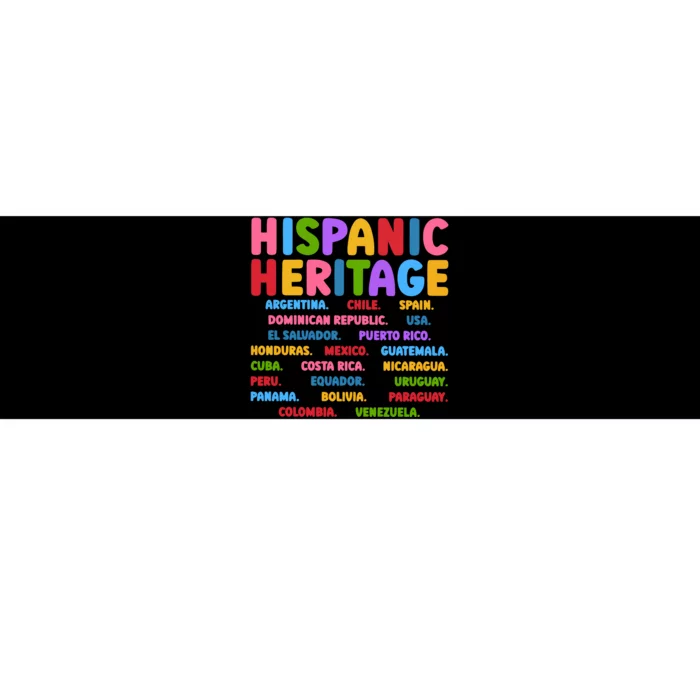 Hispanic Heritage Month Bumper Sticker