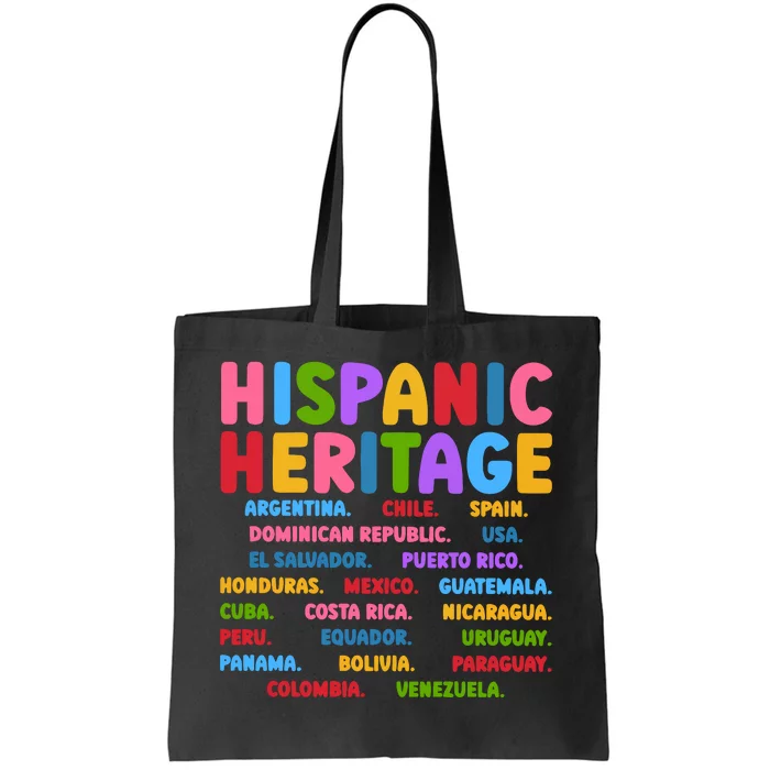 Hispanic Heritage Month Tote Bag