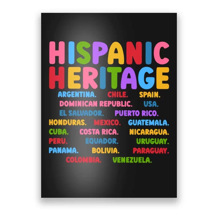 Hispanic Heritage Month Poster