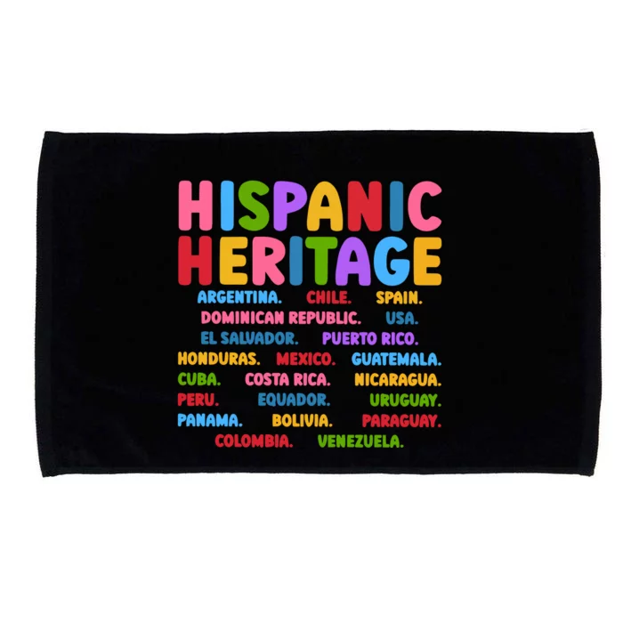 Hispanic Heritage Month Microfiber Hand Towel