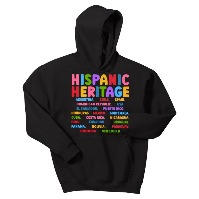 Hispanic Heritage Month Kids Hoodie