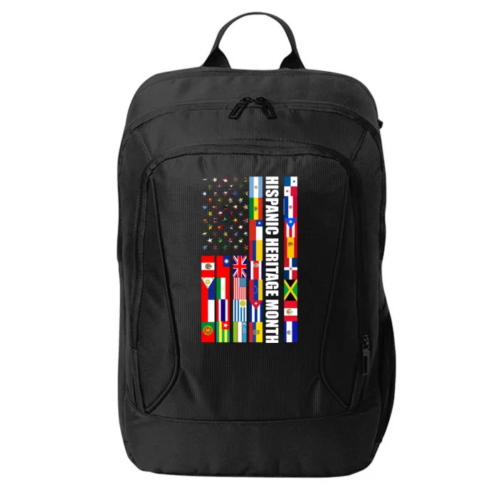 Hispanic Heritage Month Countries United Flag City Backpack