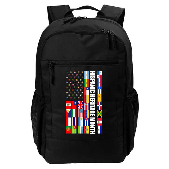 Hispanic Heritage Month Countries United Flag Daily Commute Backpack