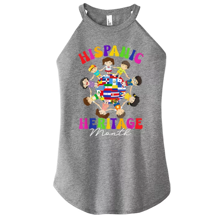 Hispanic Heritage Month All Latin Countries Women’s Perfect Tri Rocker Tank