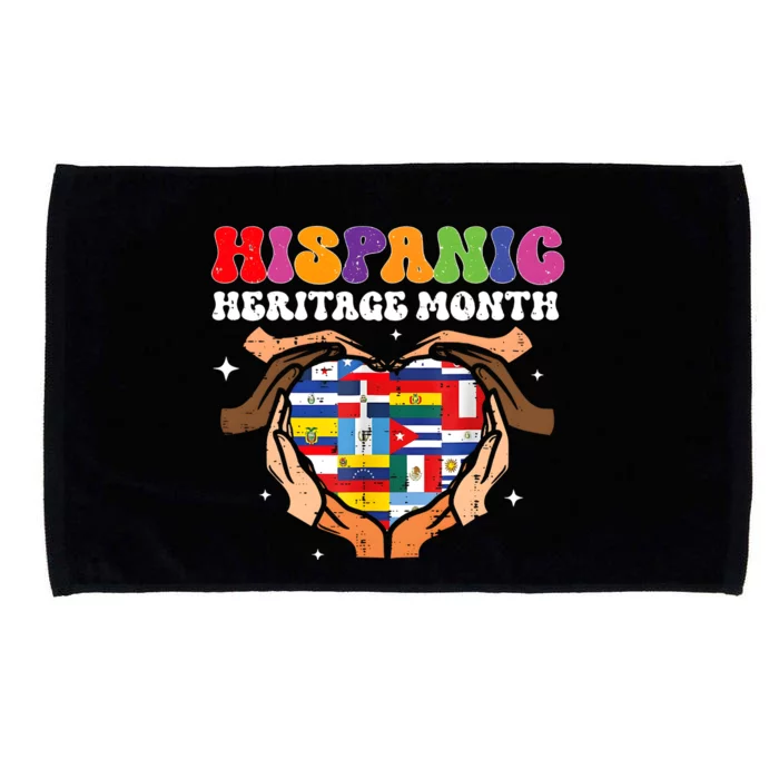 Hispanic Heritage Month Matching Team Gift Idea Microfiber Hand Towel