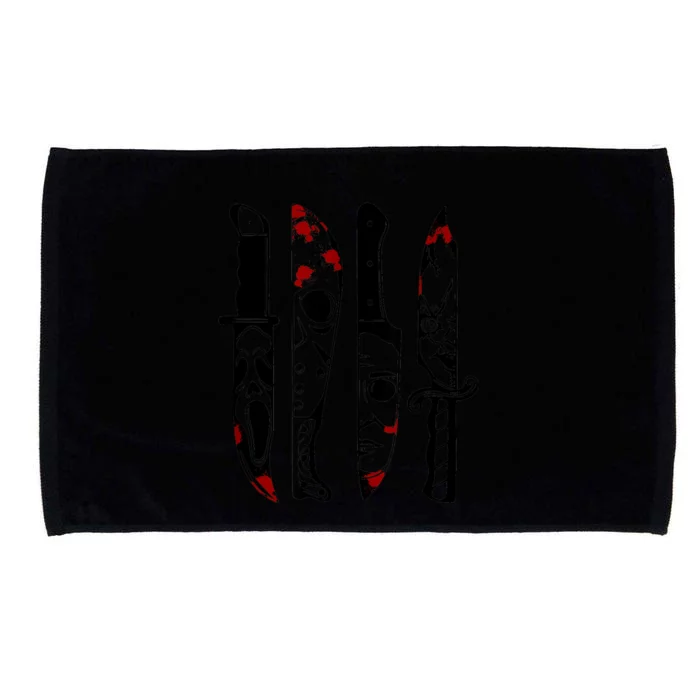 Halloween Horror Movie Characters Microfiber Hand Towel