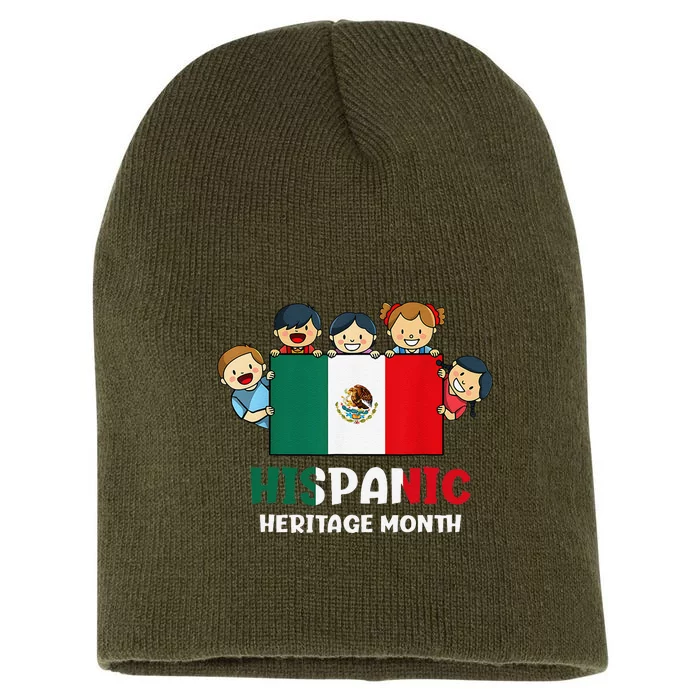 Hispanic Heritage Month Mexico Short Acrylic Beanie