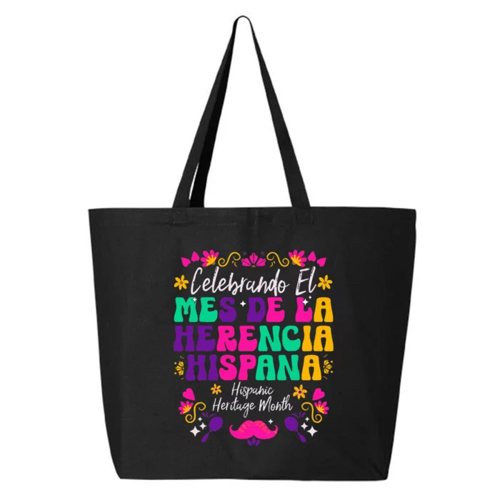 Hispanic Heritage Month Mes De La Herencia Hispana 25L Jumbo Tote