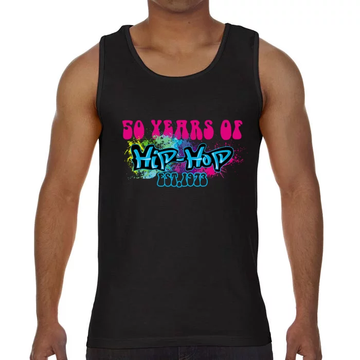 Hip Hop Music 50th Anniversary Rap Music Comfort Colors® Tank Top