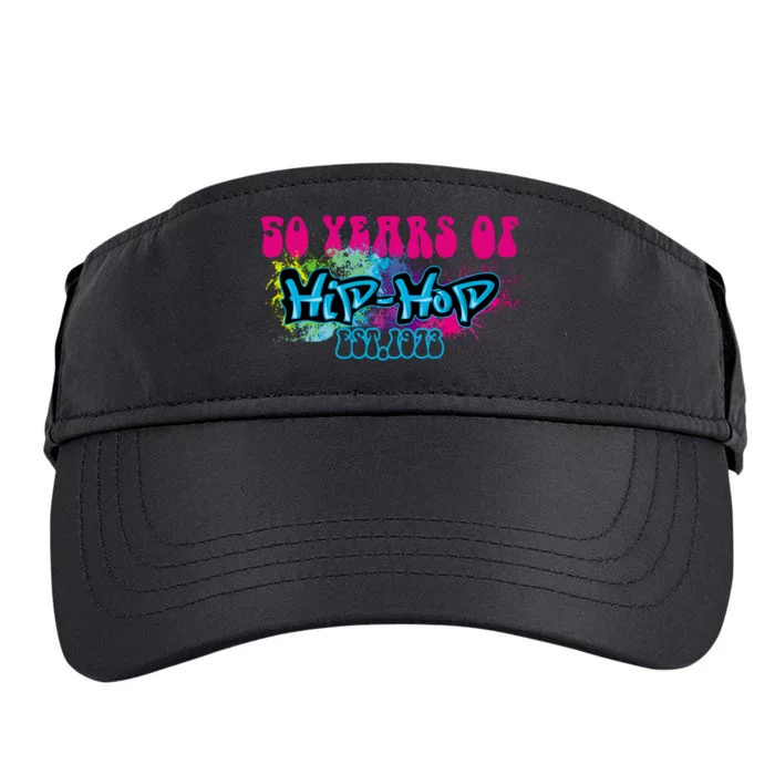 Hip Hop Music 50th Anniversary Rap Music Adult Drive Performance Visor