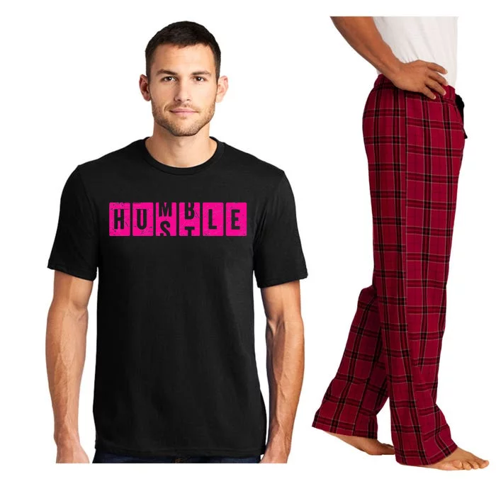 Hustle Humble Motivational Odometer Inspirational Pajama Set