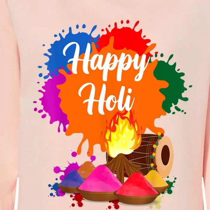 Happy Holi Men Women Family Cool Holi Festival Outfit Womens California Wash Sweatshirt