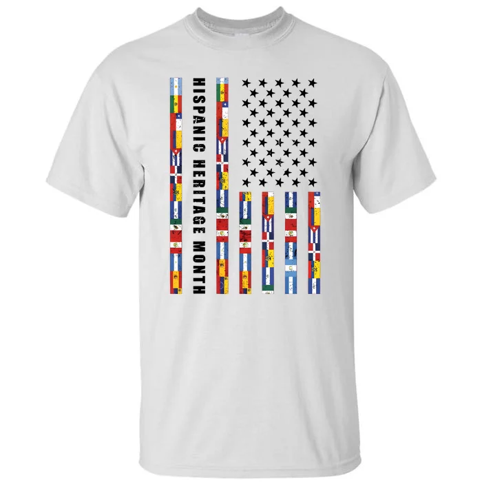 Hispanic Heritage Month Mes De La Herencia Hispana Tall T-Shirt