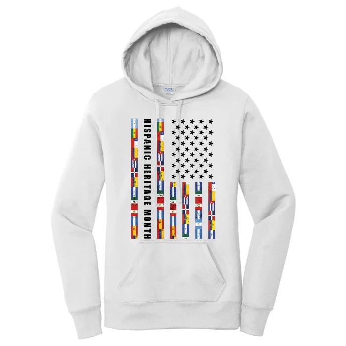 Hispanic Heritage Month Mes De La Herencia Hispana Women's Pullover Hoodie