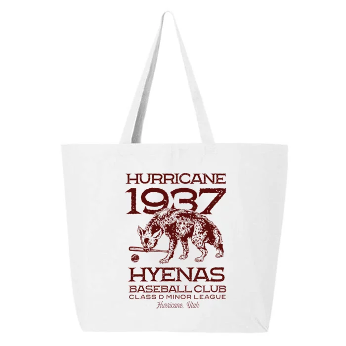 Hurricane Hyenas Minor League Retro Baseball Team 25L Jumbo Tote