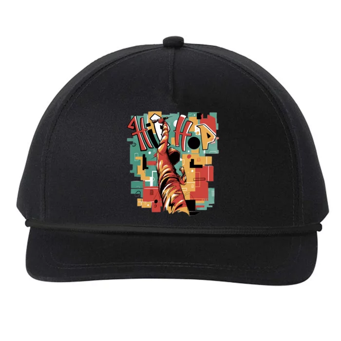 Hip Hop Music Retro Logo Snapback Five-Panel Rope Hat