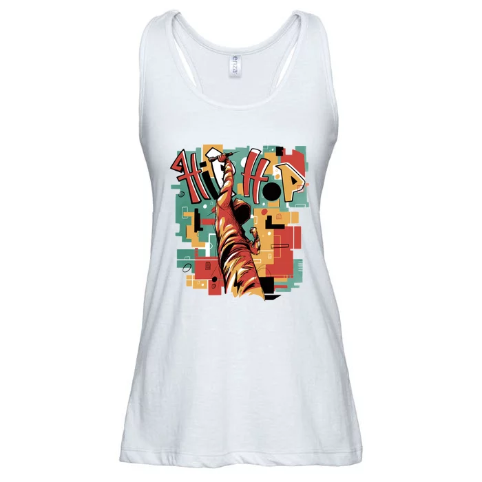 Hip Hop Music Retro Logo Ladies Essential Flowy Tank