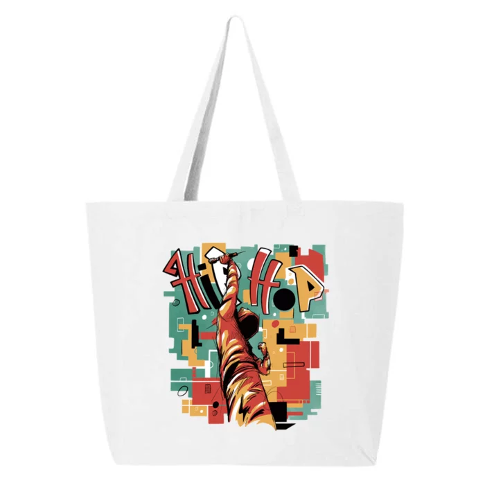 Hip Hop Music Retro Logo 25L Jumbo Tote