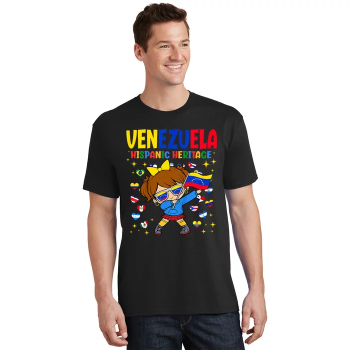 Hispanic Heritage Month Venezuela Flag Venezuelan T-Shirt