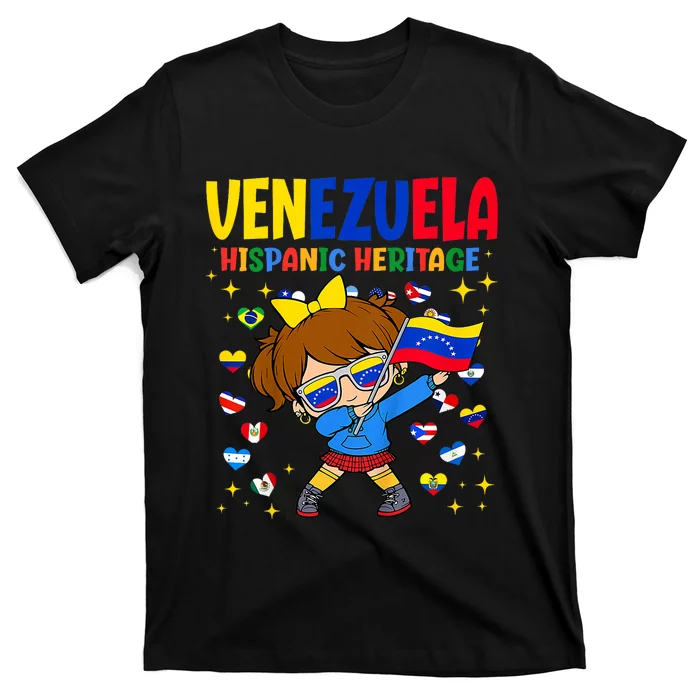 Hispanic Heritage Month Venezuela Flag Venezuelan T-Shirt