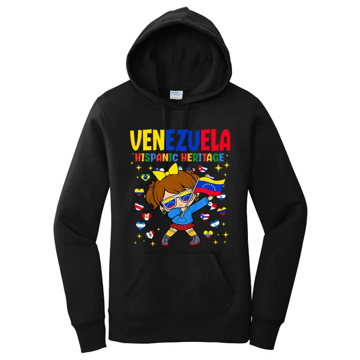 Hispanic Heritage Month Venezuela Flag Venezuelan Women's Pullover Hoodie