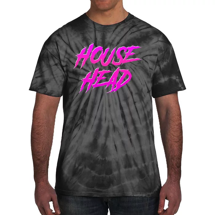 Househead House Music Edm House Head Dj Tie-Dye T-Shirt