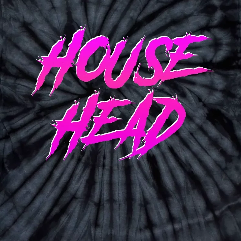 Househead House Music Edm House Head Dj Tie-Dye T-Shirt