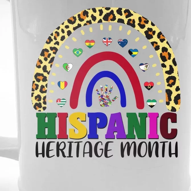 Hispanic Heritage Month Leopard Reendow Front & Back Beer Stein