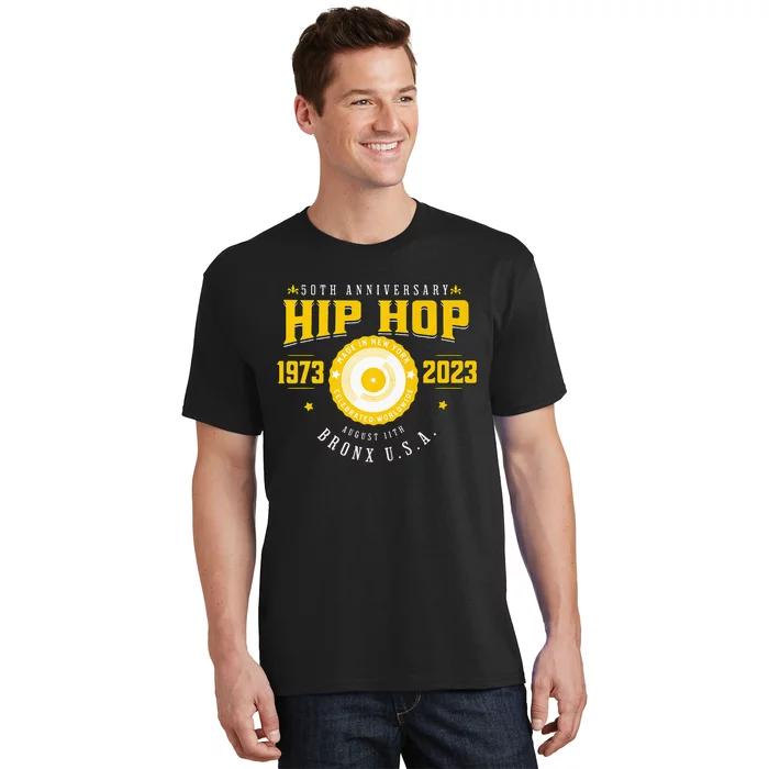 Hip Hop Music 50th Anniversary Musician Birthday Born Day T-Shirt