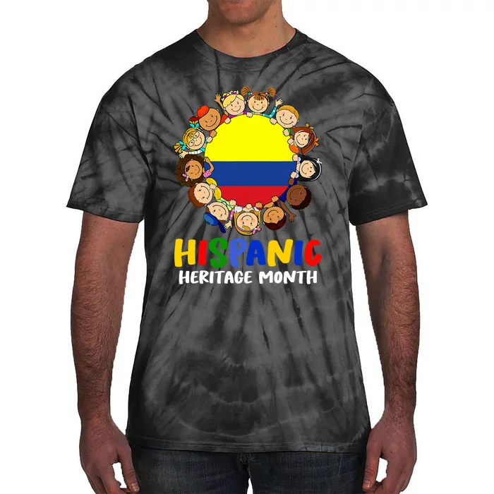 Hispanic Heritage Month Colombia Tie-Dye T-Shirt