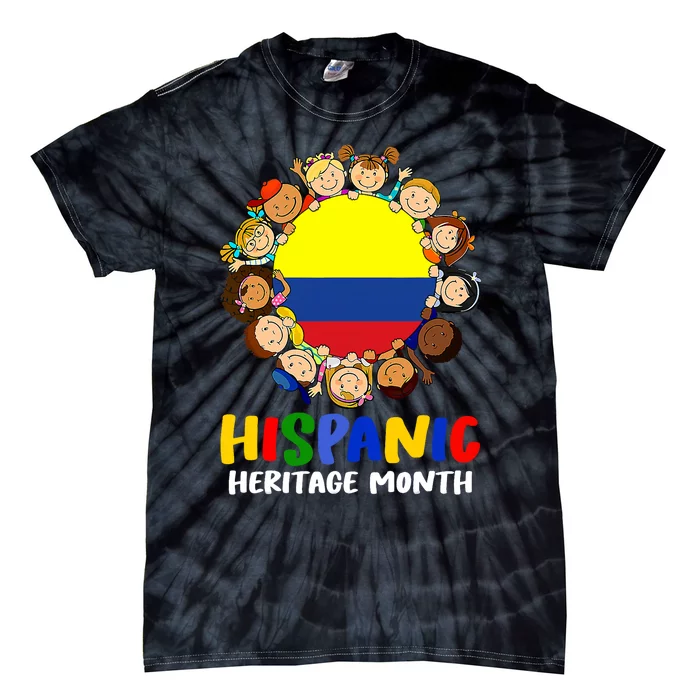 Hispanic Heritage Month Colombia Tie-Dye T-Shirt