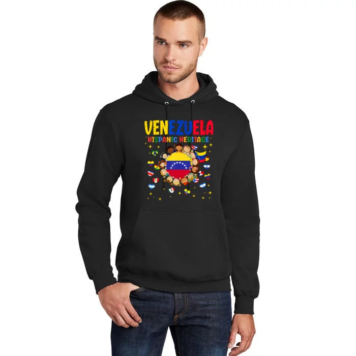 Hispanic Heritage Month Venezuela Flag Venezuelan Tall Hoodie