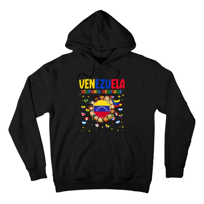 Hispanic Heritage Month Venezuela Flag Venezuelan Tall Hoodie