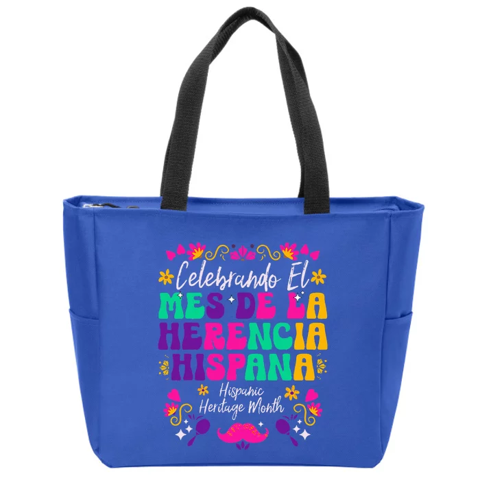 Hispanic Heritage Month Mes De La Herencia Hispana Zip Tote Bag