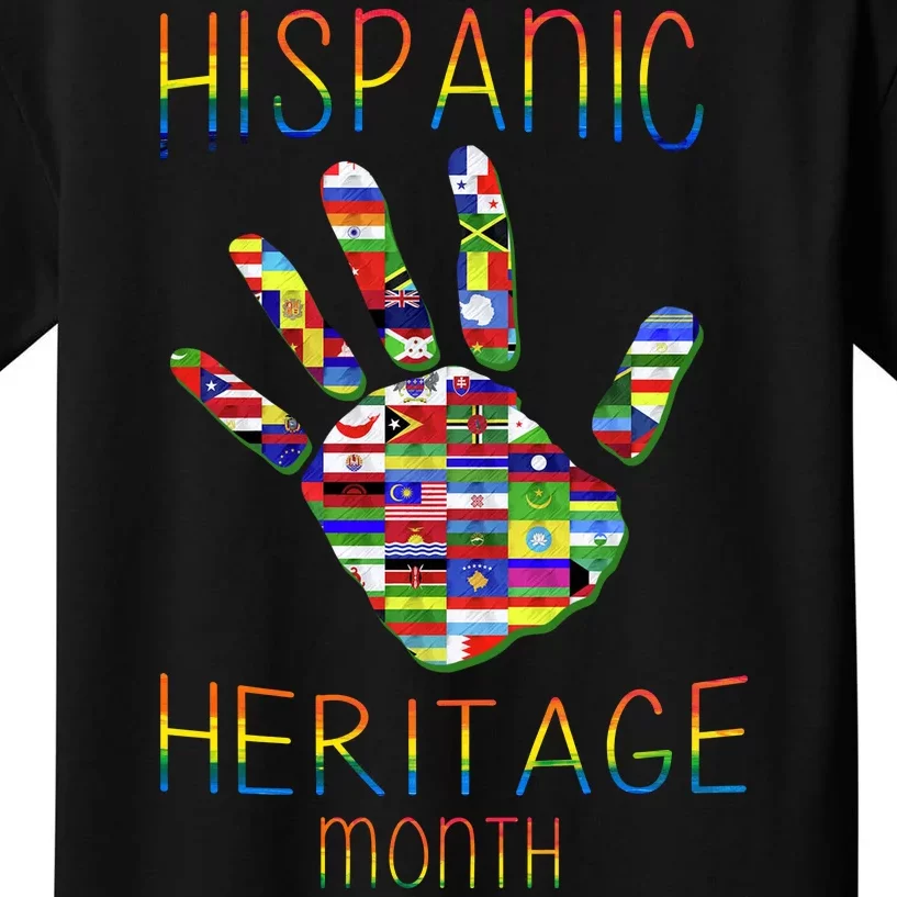 LittleCanadaPrints Hispanic Heritage Month T-Shirt. Latino Heritage Shirt. Rainbow Shirt. Unisex Jersey Short Sleeve Tee.