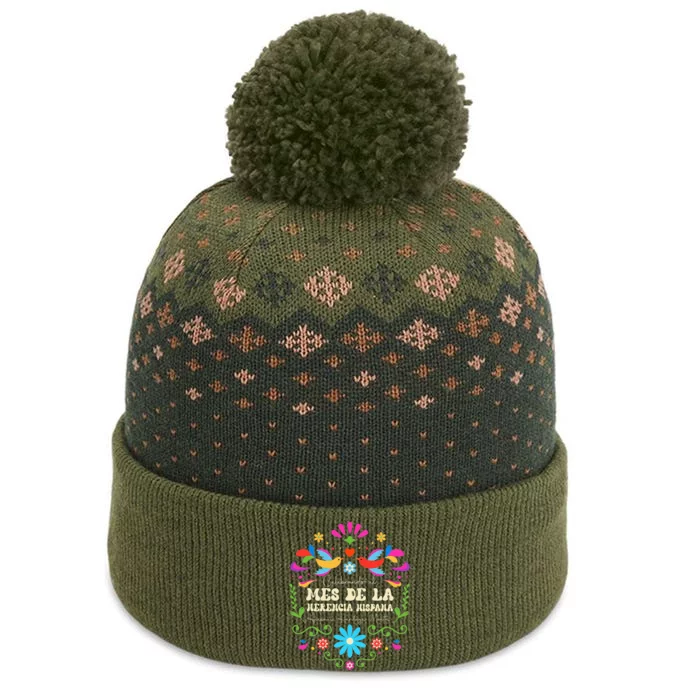 Hispanic Heritage Month Herencia Hispana Latino The Baniff Cuffed Pom Beanie