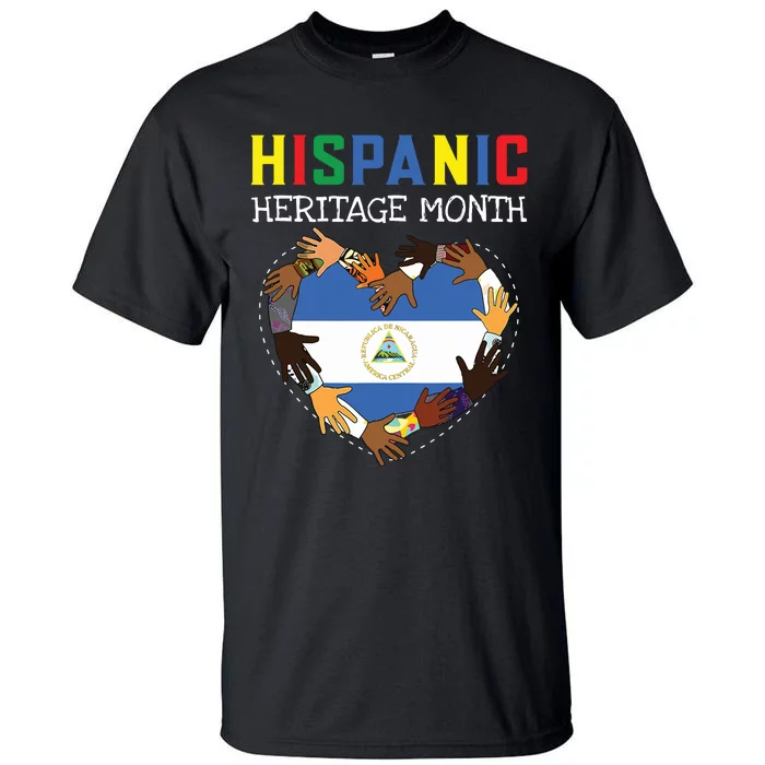 Hispanic Heritage Month Nicaragua Tall T-Shirt