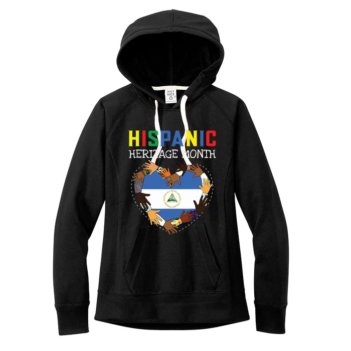 Hispanic Heritage Month Nicaragua Women's Fleece Hoodie