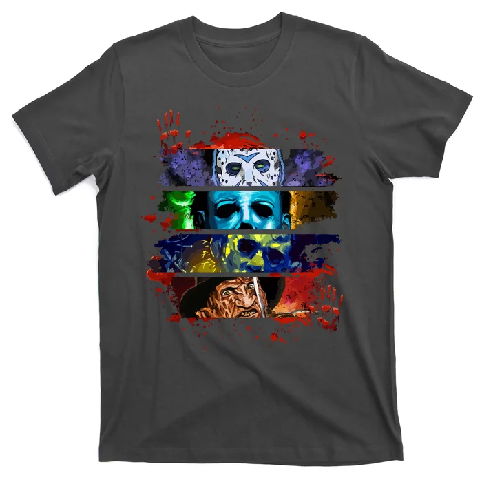 Halloween Horror Movies Characters Spooky Killer T-Shirt