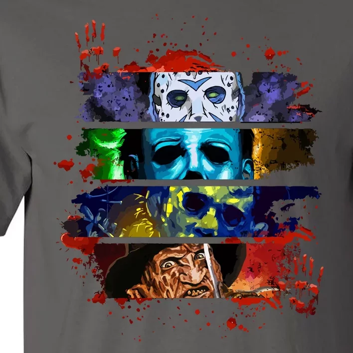 Halloween Horror Movies Characters Spooky Killer Tall T-Shirt