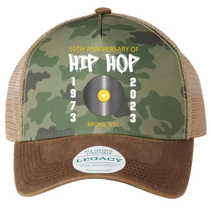 Hip Hop Music Is 50 50th Anniversary Retro Legacy Tie Dye Trucker Hat