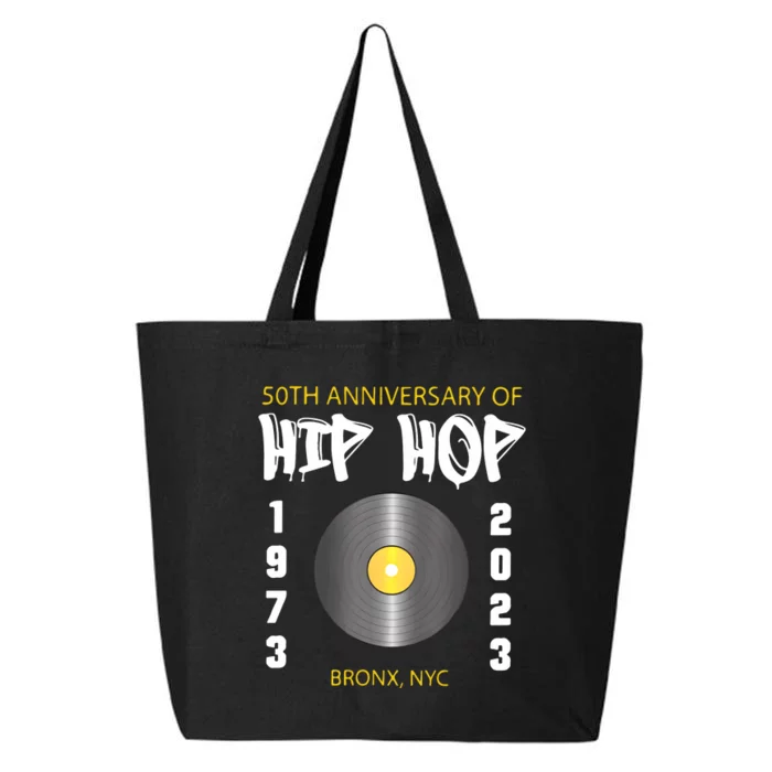 Hip Hop Music Is 50 50th Anniversary Retro 25L Jumbo Tote